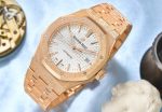 What Are Frosted Golden Audemars Piguet Royal-Oak Replica Watches With Self-winding Movements?