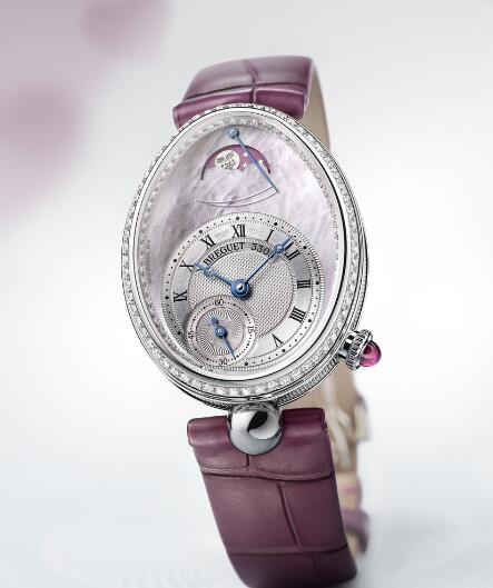 Swiss reproduction watches are delicate with the pink mother-of-pearl dials.