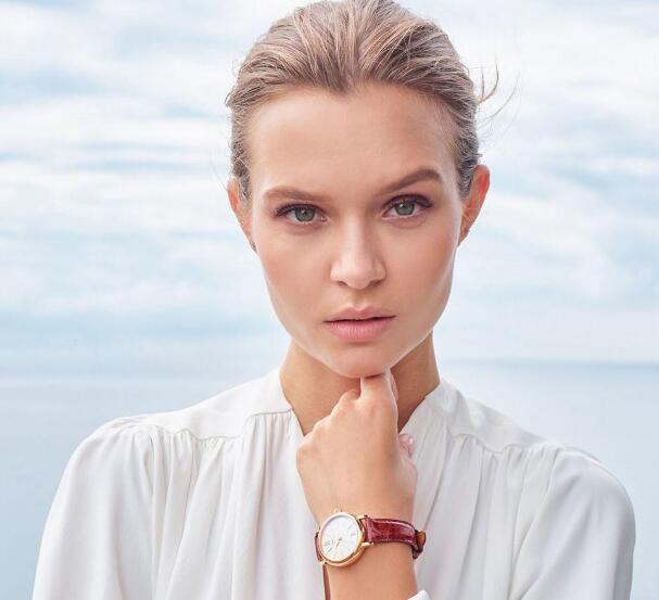 Josephine Skriver With CA Elegant IWC Portofino Replica Watches