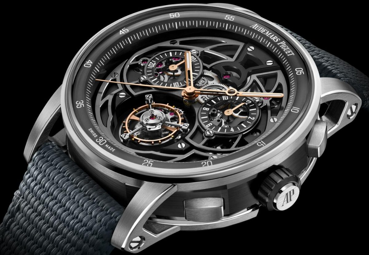 The 2024 Perfect Swiss Replica Audemars Piguet Code 11.59 Flying Tourbillon Chronograph Watches CA In Ceramic And Gold